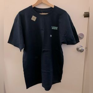 Navy VANS Off The Wall Graphic T-Shirt